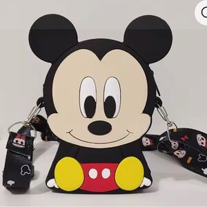 Disney Mickey Minnie Mouse Coin Purse Silicone Bag Coin Purse